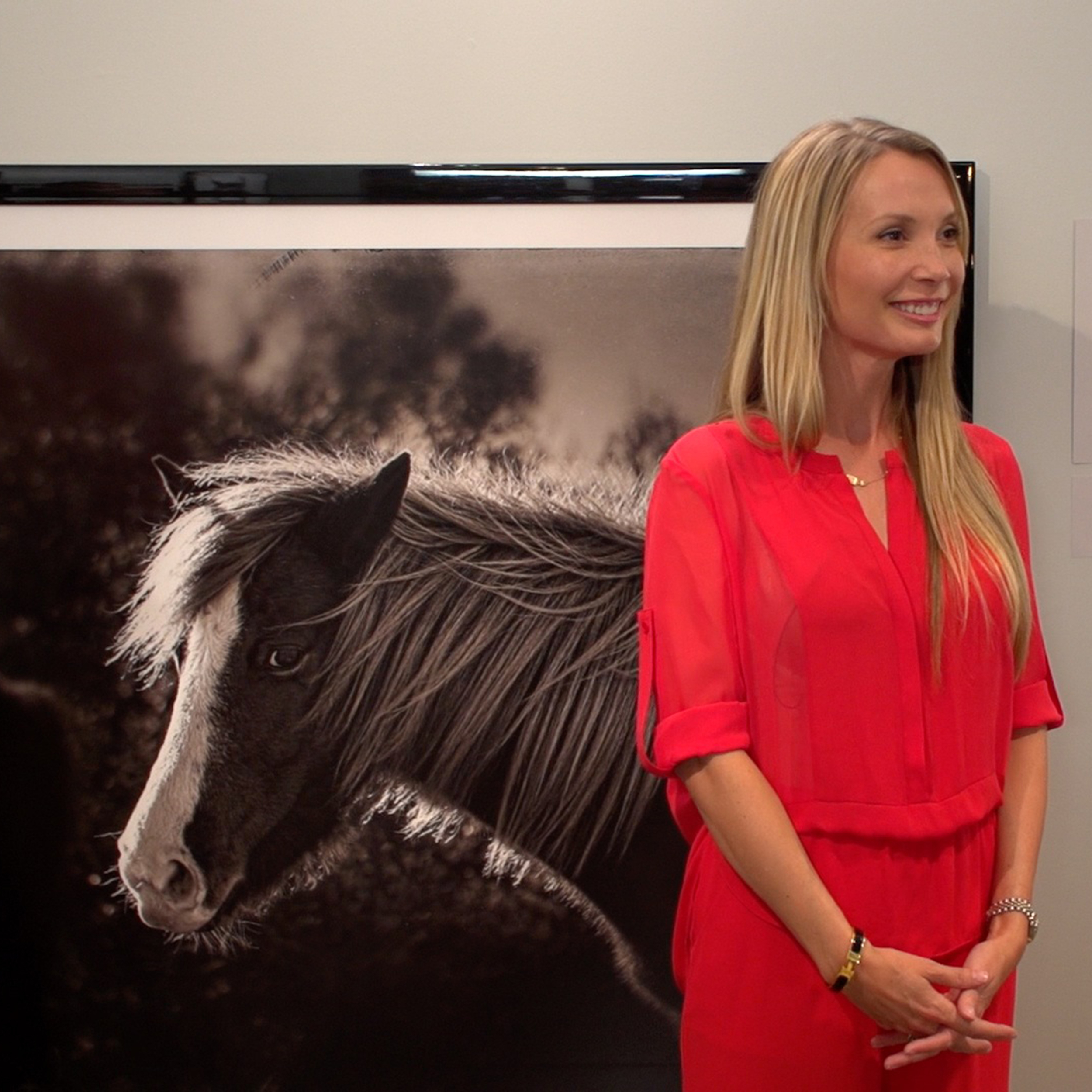  Discussing the print collection and Special Equestrians 